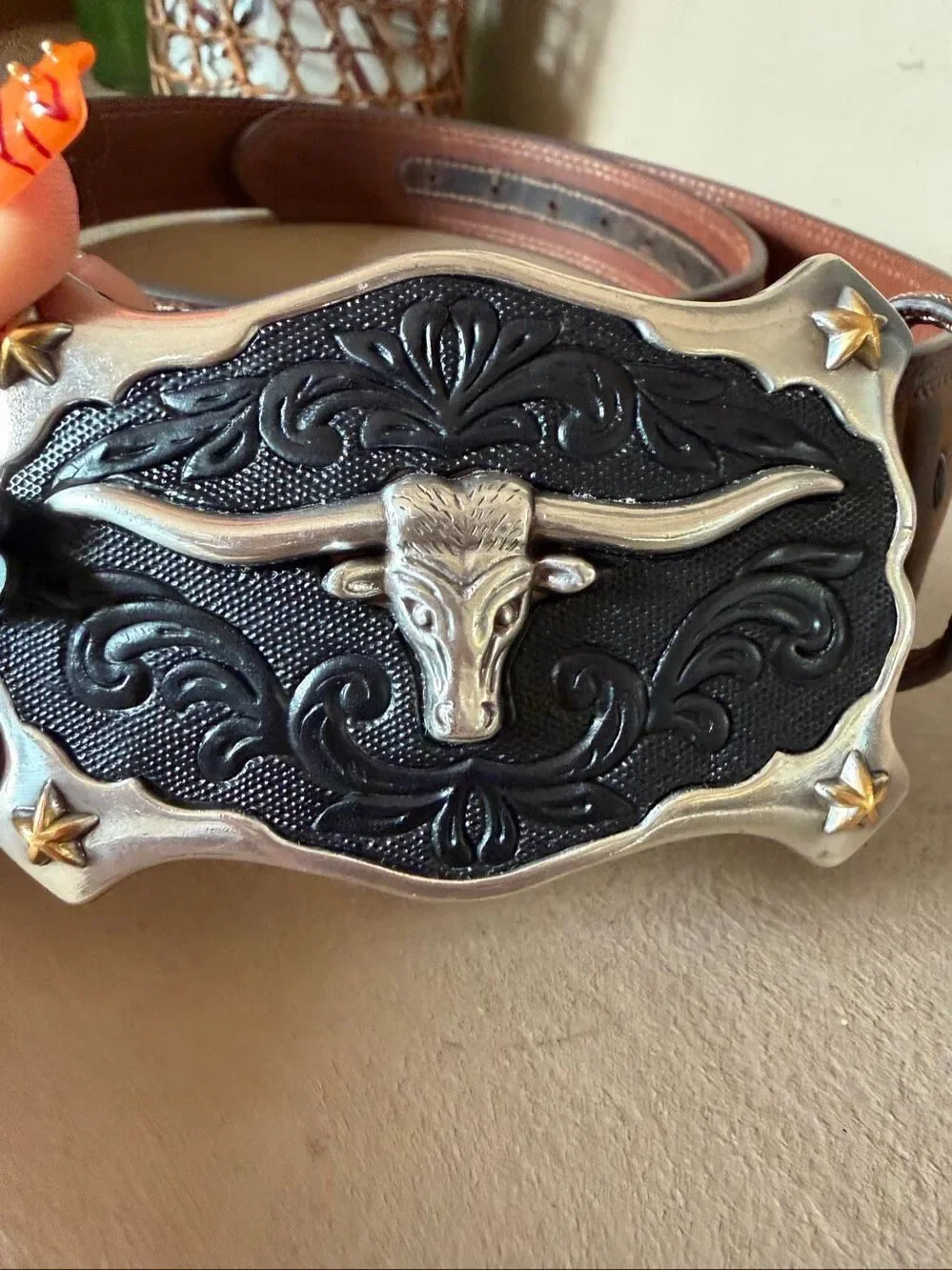 Justin Boots leather belt